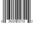 Barcode Image for UPC code 026229027222