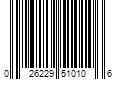 Barcode Image for UPC code 026229510106