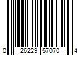 Barcode Image for UPC code 026229570704