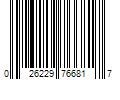 Barcode Image for UPC code 026229766817