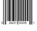 Barcode Image for UPC code 026231000091