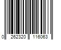 Barcode Image for UPC code 0262320116063