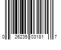 Barcode Image for UPC code 026235031817