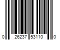 Barcode Image for UPC code 026237531100