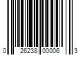 Barcode Image for UPC code 026238000063