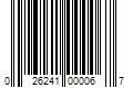 Barcode Image for UPC code 026241000067