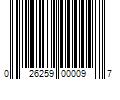 Barcode Image for UPC code 026259000097