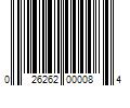 Barcode Image for UPC code 026262000084