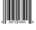 Barcode Image for UPC code 026272435005