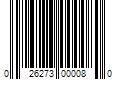 Barcode Image for UPC code 026273000080