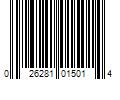 Barcode Image for UPC code 026281015014