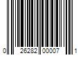 Barcode Image for UPC code 026282000071