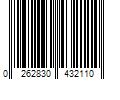 Barcode Image for UPC code 0262830432110