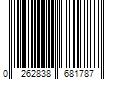 Barcode Image for UPC code 0262838681787