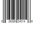 Barcode Image for UPC code 026285240146