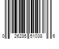 Barcode Image for UPC code 026285510386