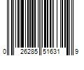 Barcode Image for UPC code 026285516319