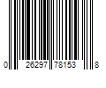 Barcode Image for UPC code 026297781538