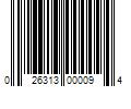 Barcode Image for UPC code 026313000094