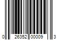 Barcode Image for UPC code 026352000093