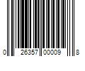 Barcode Image for UPC code 026357000098