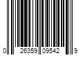 Barcode Image for UPC code 026359095429