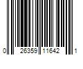 Barcode Image for UPC code 026359116421. Product Name: WARNER HOME VIDEO Exit To Eden