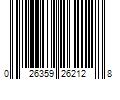 Barcode Image for UPC code 026359262128