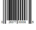 Barcode Image for UPC code 026377000085