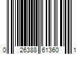 Barcode Image for UPC code 026388613601