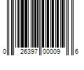 Barcode Image for UPC code 026397000096