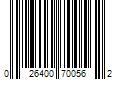 Barcode Image for UPC code 026400700562