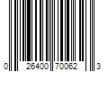 Barcode Image for UPC code 026400700623