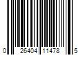 Barcode Image for UPC code 026404114785