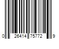 Barcode Image for UPC code 026414757729