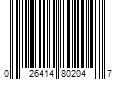 Barcode Image for UPC code 026414802047