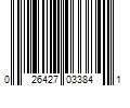 Barcode Image for UPC code 026427033841