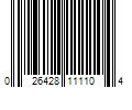 Barcode Image for UPC code 026428111104