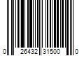 Barcode Image for UPC code 026432315000