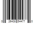 Barcode Image for UPC code 026438544770