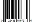 Barcode Image for UPC code 026438546736