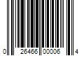 Barcode Image for UPC code 026466000064