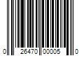 Barcode Image for UPC code 026470000050