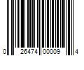 Barcode Image for UPC code 026474000094