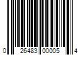 Barcode Image for UPC code 026483000054