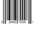 Barcode Image for UPC code 026493700081