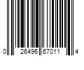 Barcode Image for UPC code 026496670114