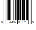Barcode Image for UPC code 026497001023. Product Name: Aqua EZ 6.5-in Handheld Pool Vacuum | RPV5