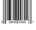 Barcode Image for UPC code 026508008997