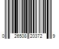 Barcode Image for UPC code 026508203729